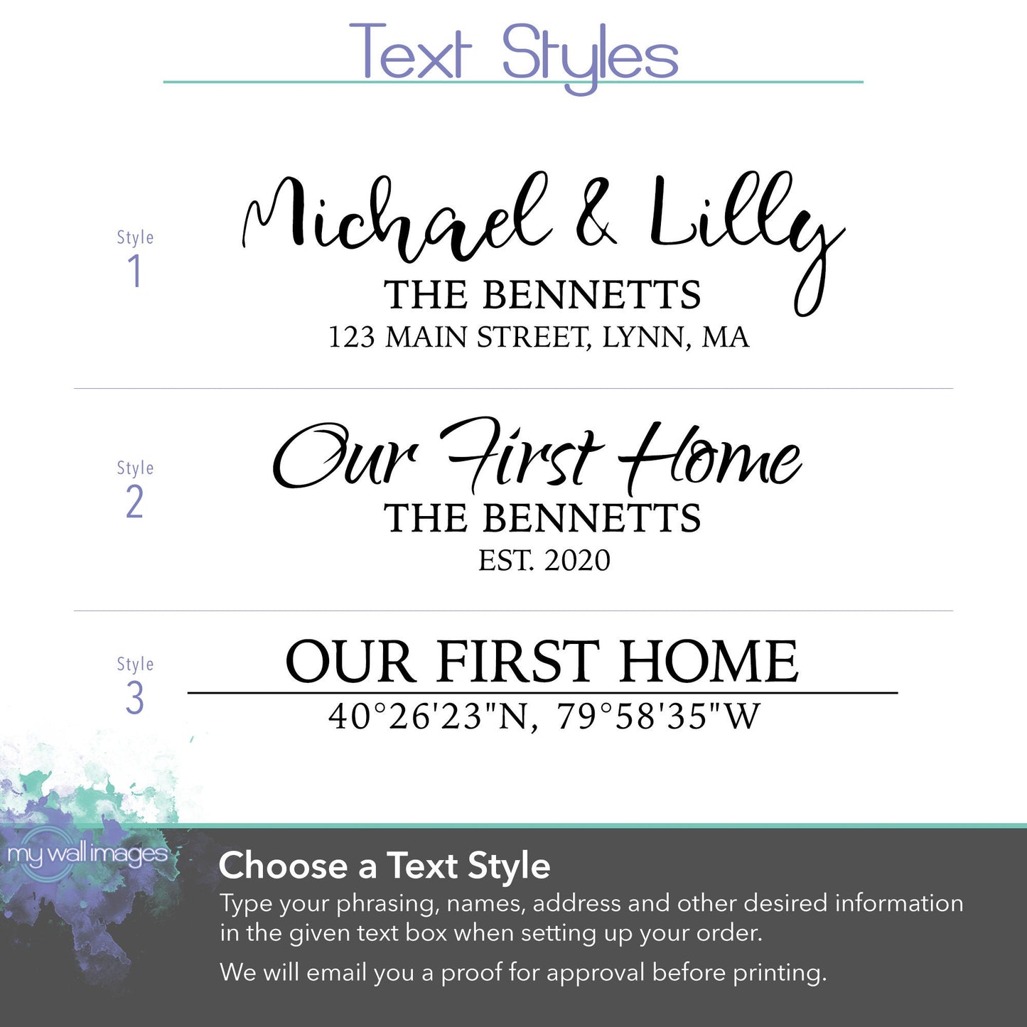 Custom Home Print on Wood (Realtor Gift) MWW0001