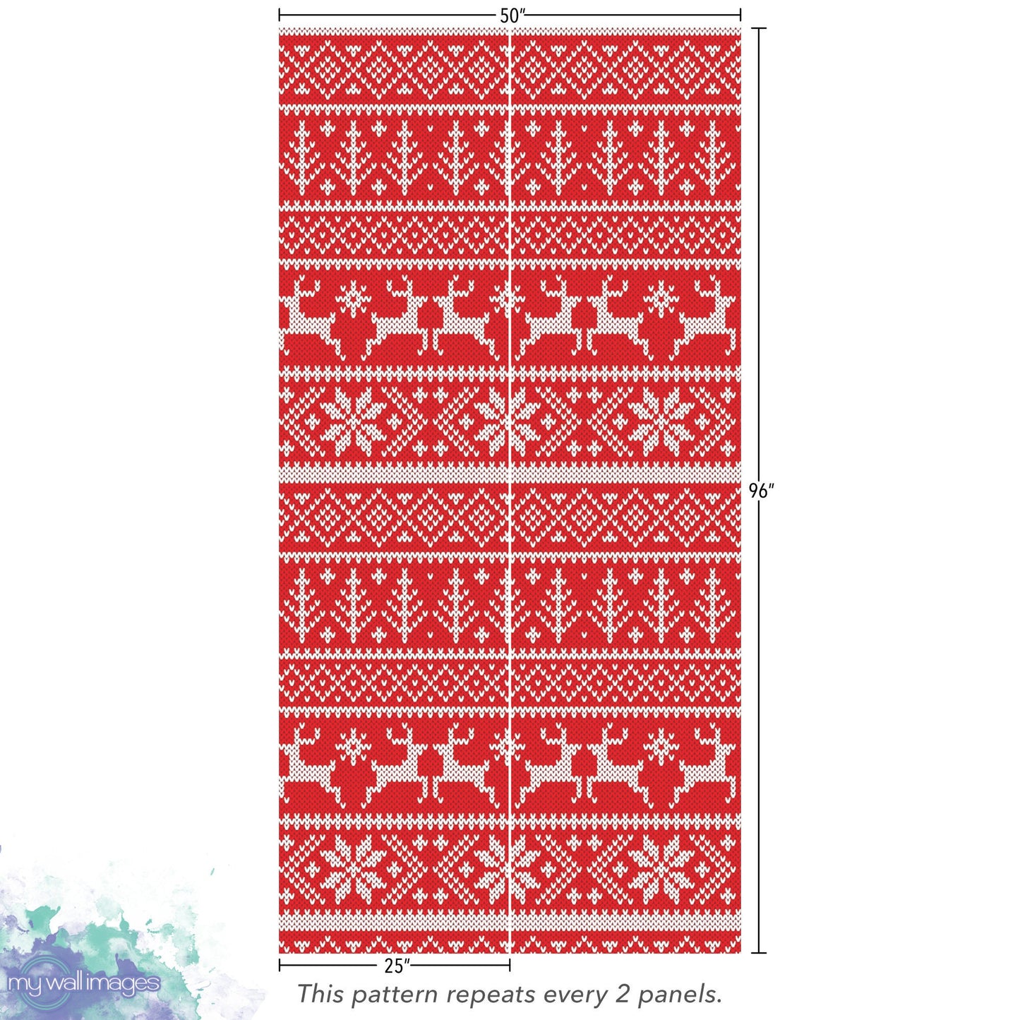 Red Christmas Sweater Wallpaper MW1672
