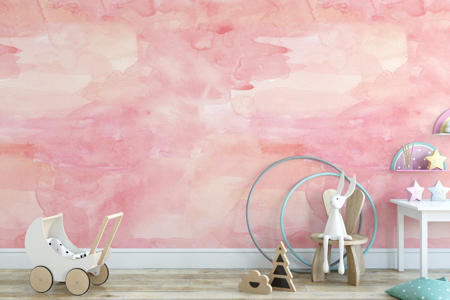 Abstract Pink Strokes Wallpaper MW1822