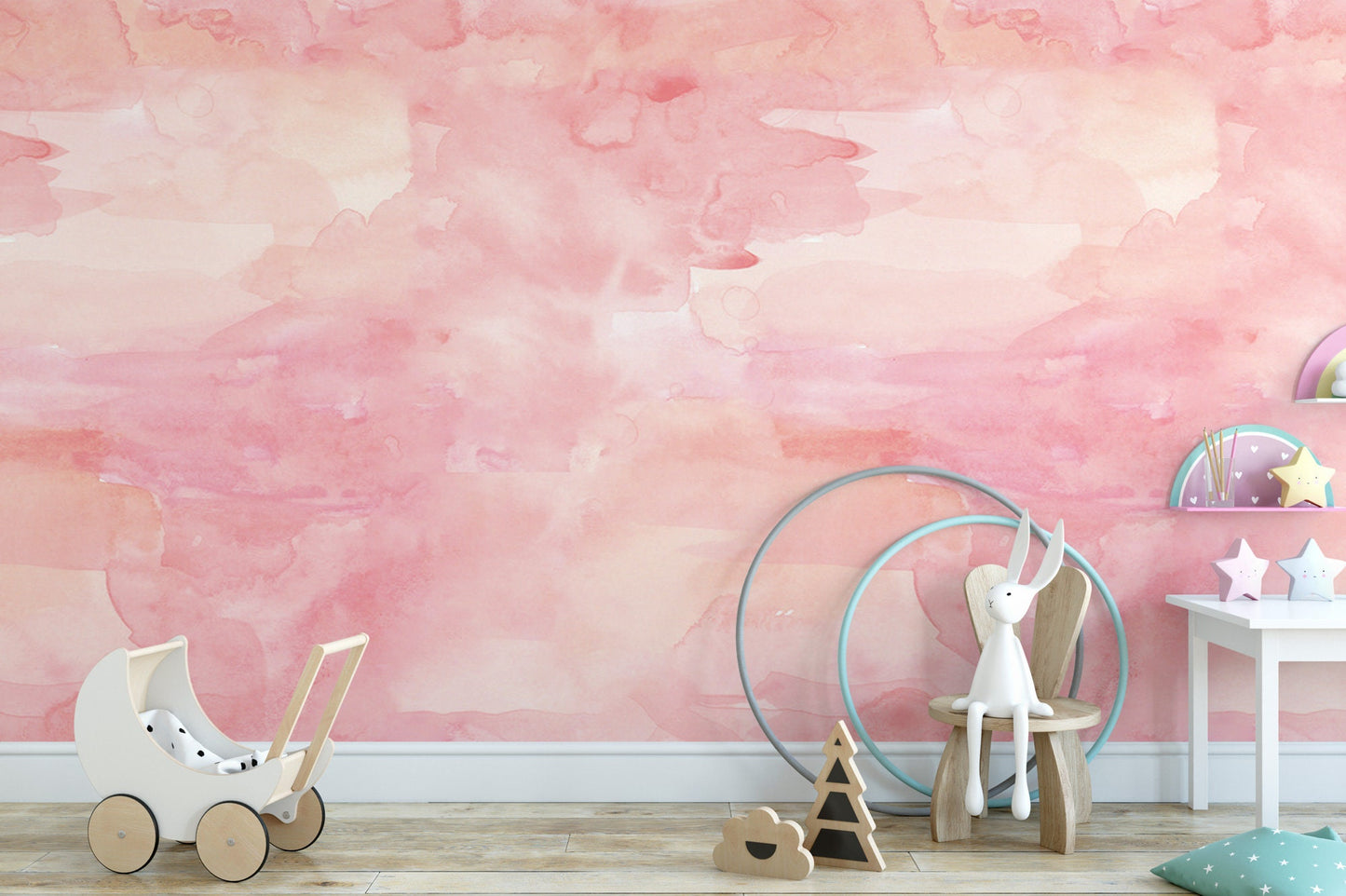 Abstract Pink Strokes Wallpaper MW1822