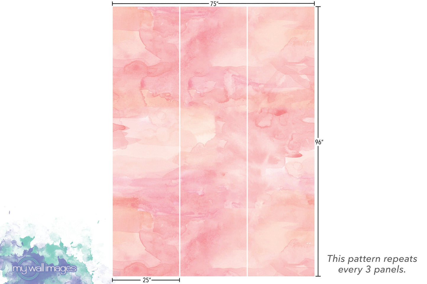 Abstract Pink Strokes Wallpaper MW1822