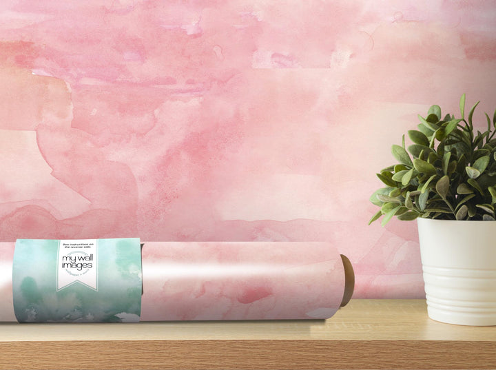 Abstract Pink Strokes Wallpaper MW1822