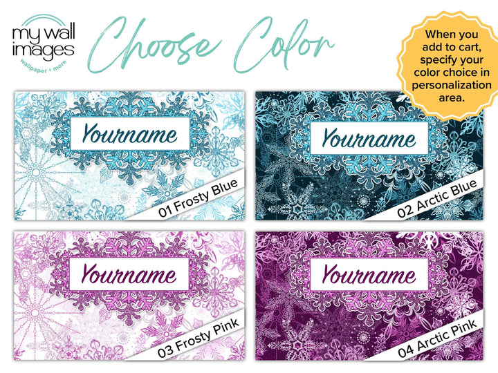 Snowflake Gift Wrap, Holiday Wrapping Paper, Christmas Wrapping Paper, MWG2001