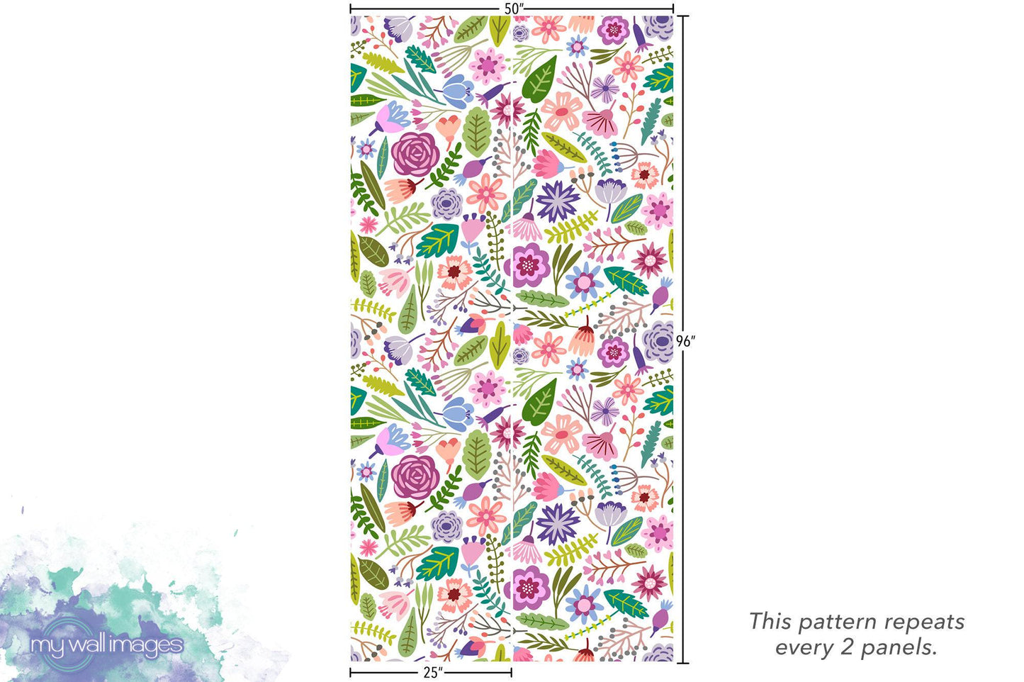 Cute Colorful Flowers Wallpaper MW1027