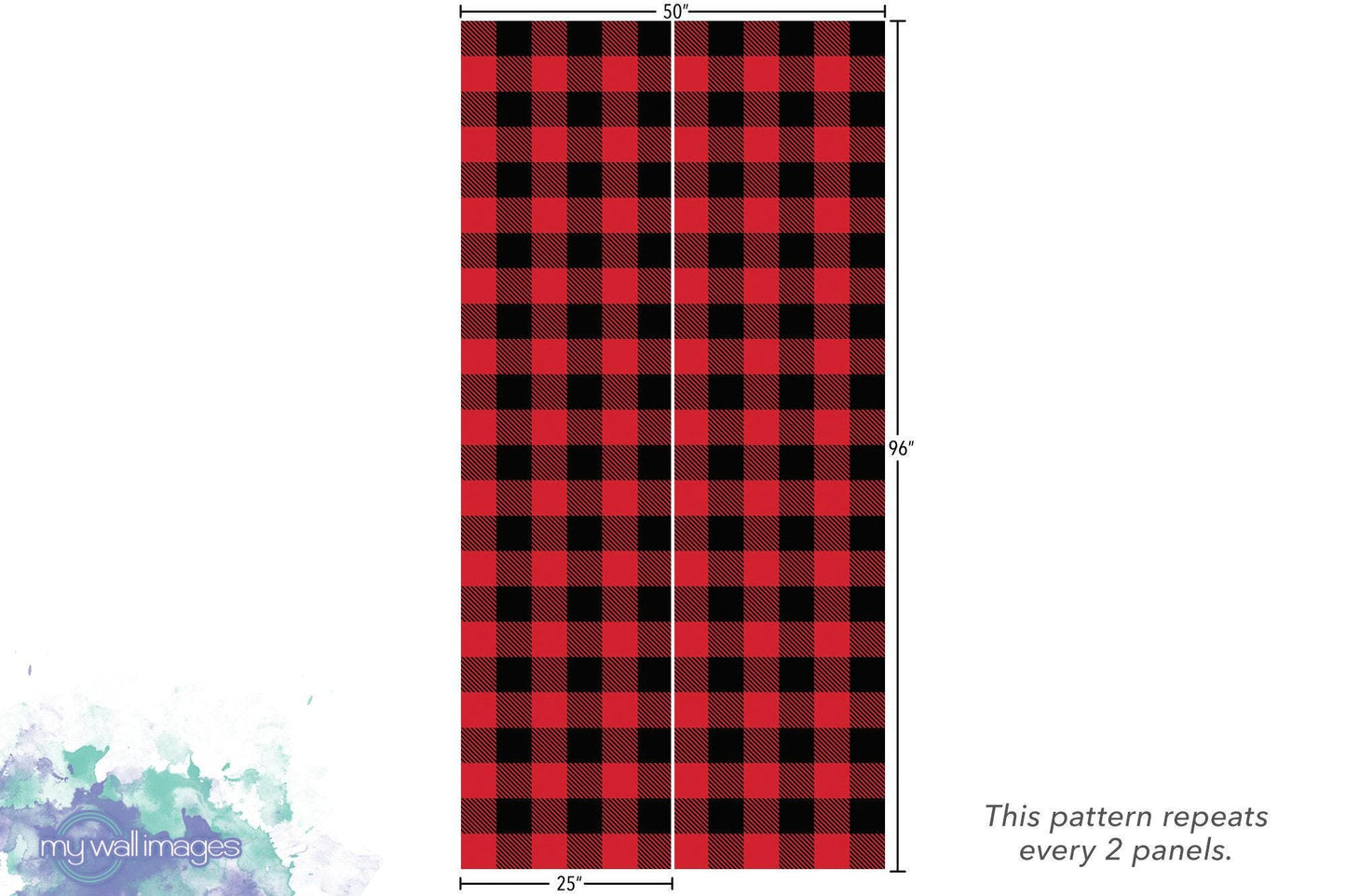 Christmas Buffalo Plaid Wallpaper MW1668