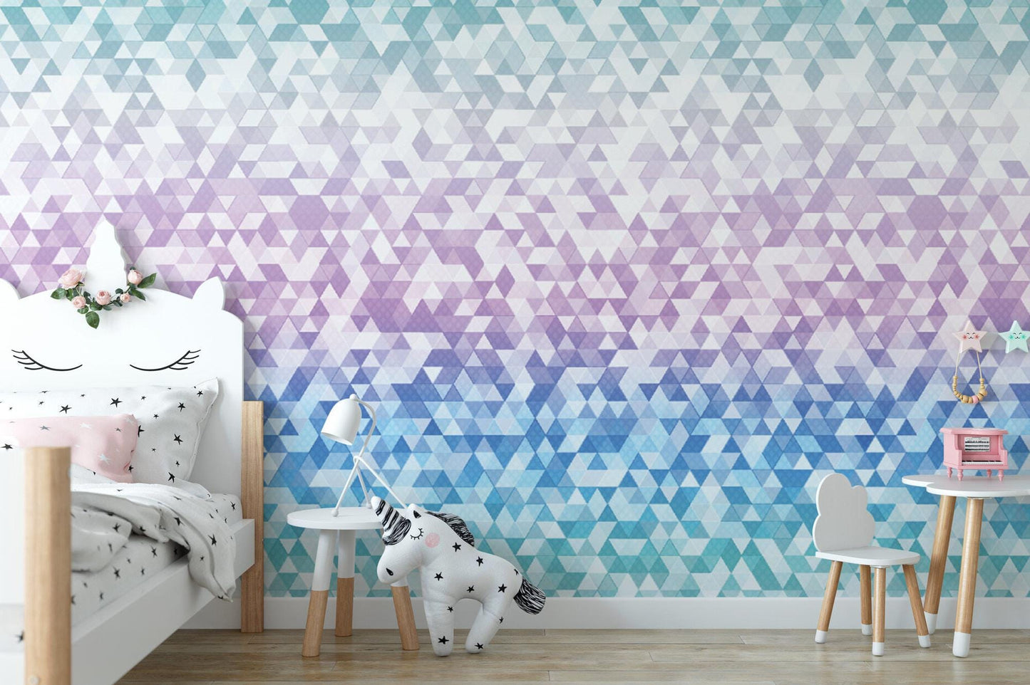 Pastel Triangles Wallpaper MW1314