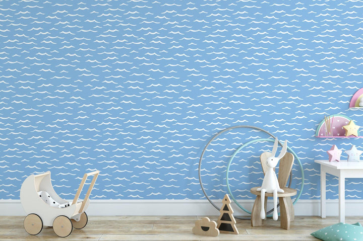 Blue Ocean Waves Wallpaper MW1567