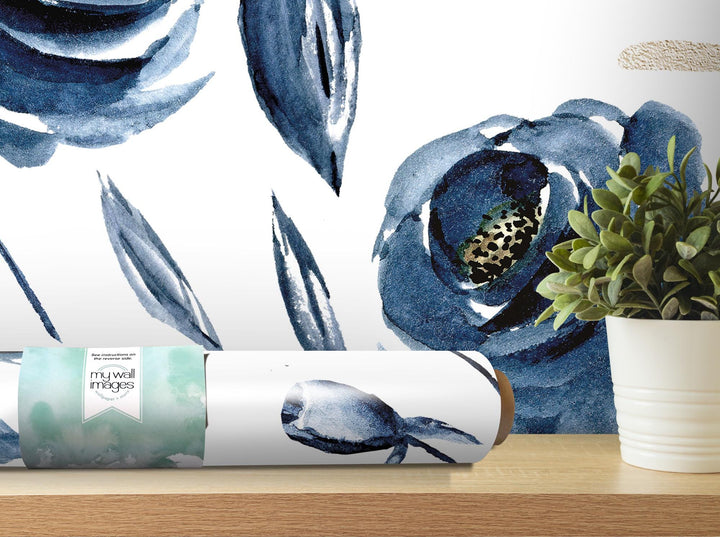 a roll of toilet paper sitting on top of a wooden table