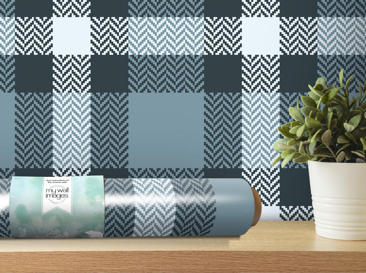 a vase with a plant on a table