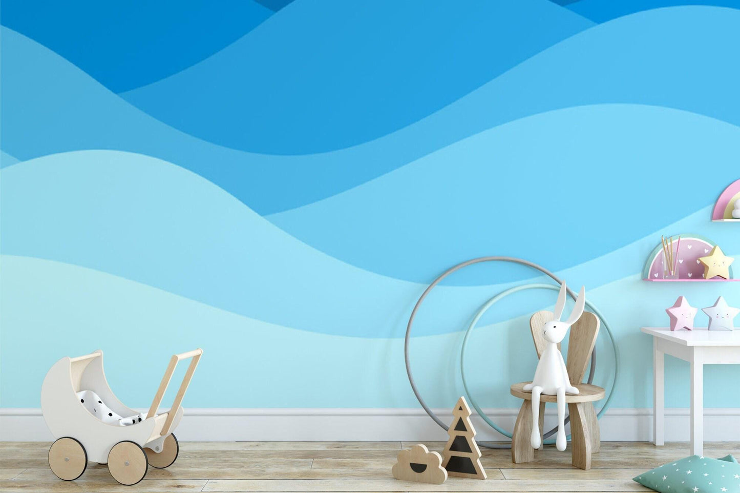 Blue Waves Wallpaper MW1889