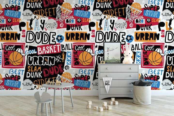 Basketball Slogans Urban Wallpaper MW1617