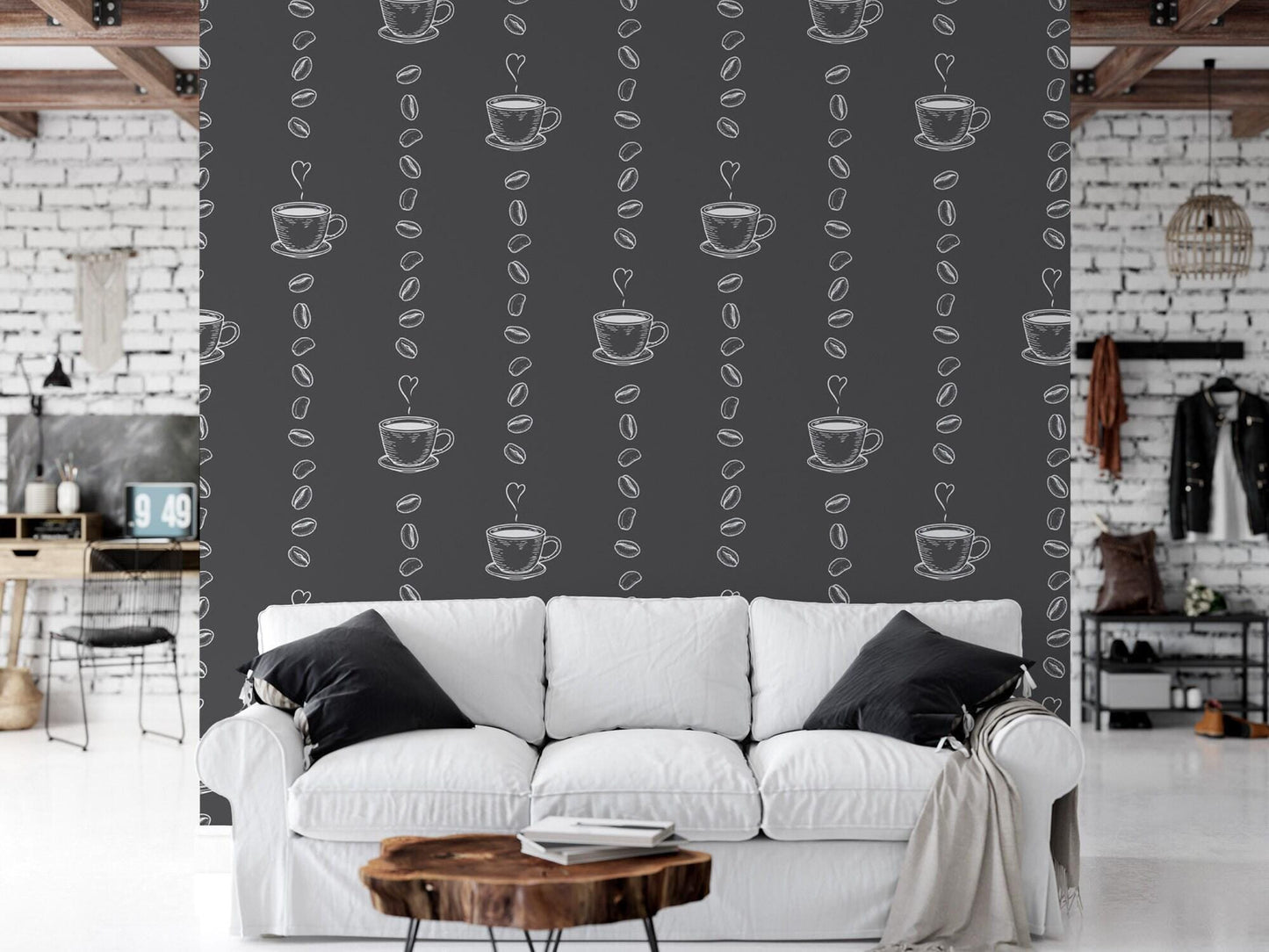 Coffee Love, Coffee Shop, Espresso Beans Wallpaper MW1696
