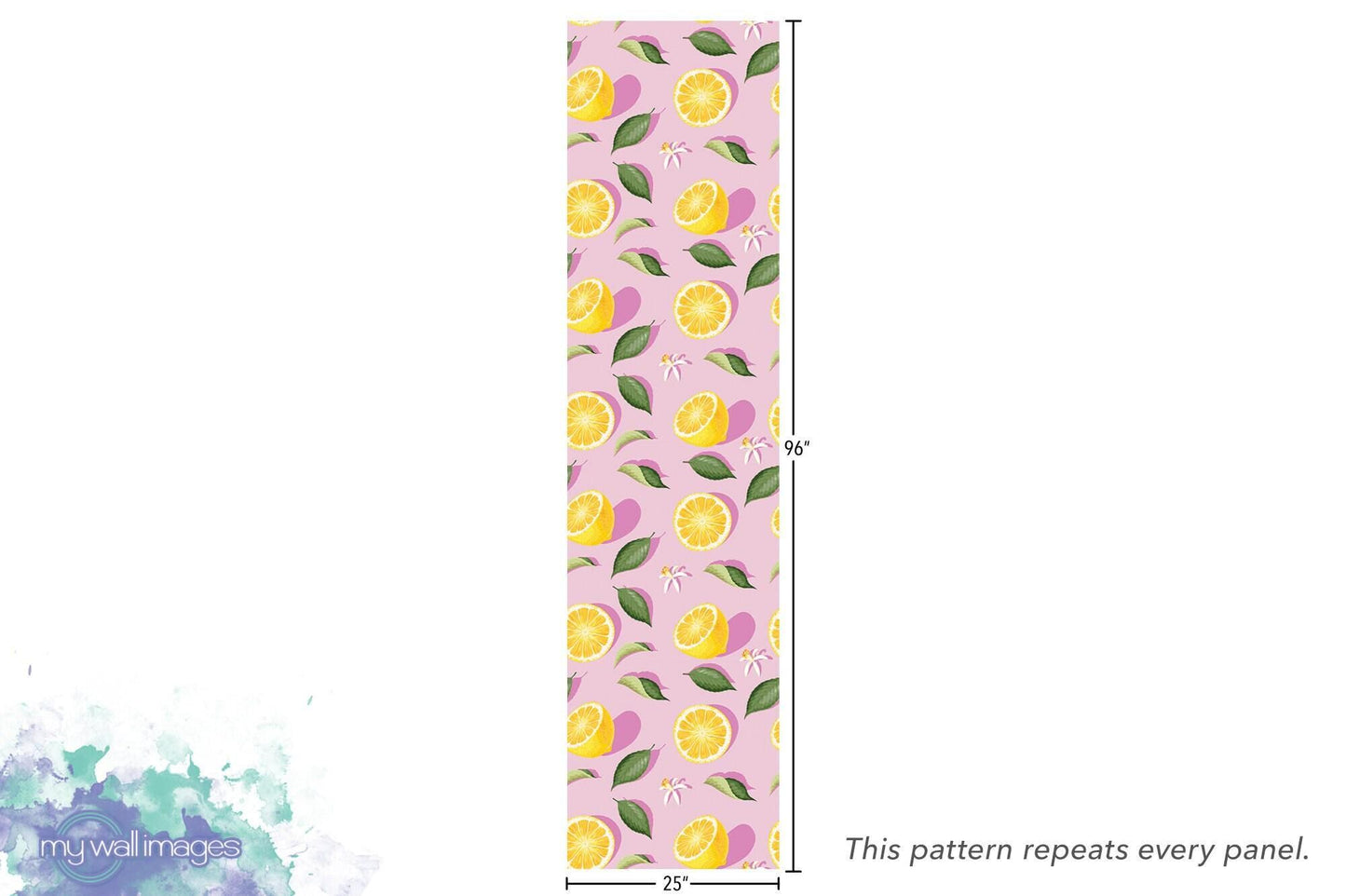 Lemon Slices on Purple Wallpaper MW1382