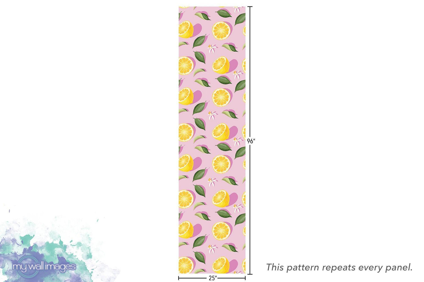 Lemon Slices on Purple Wallpaper MW1382