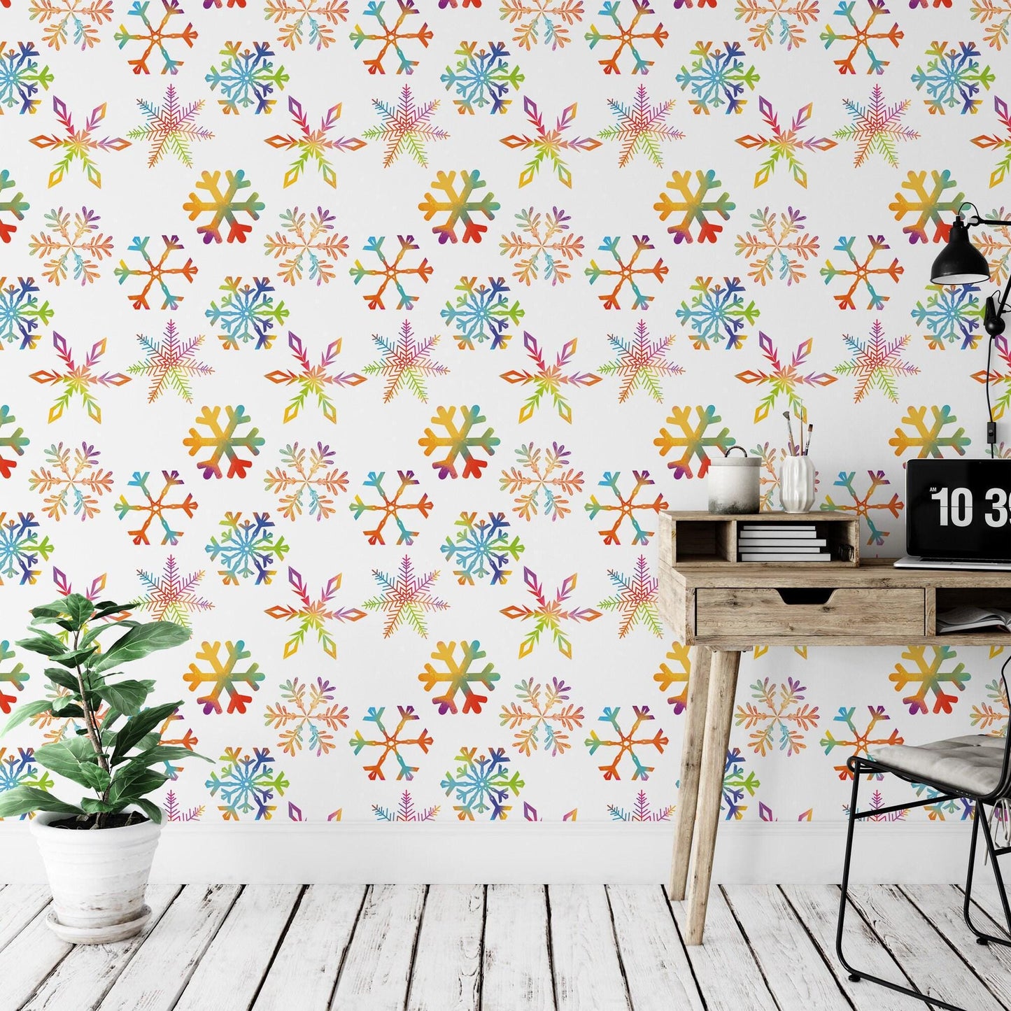 Snowflakes Christmas Wallpaper MW1933