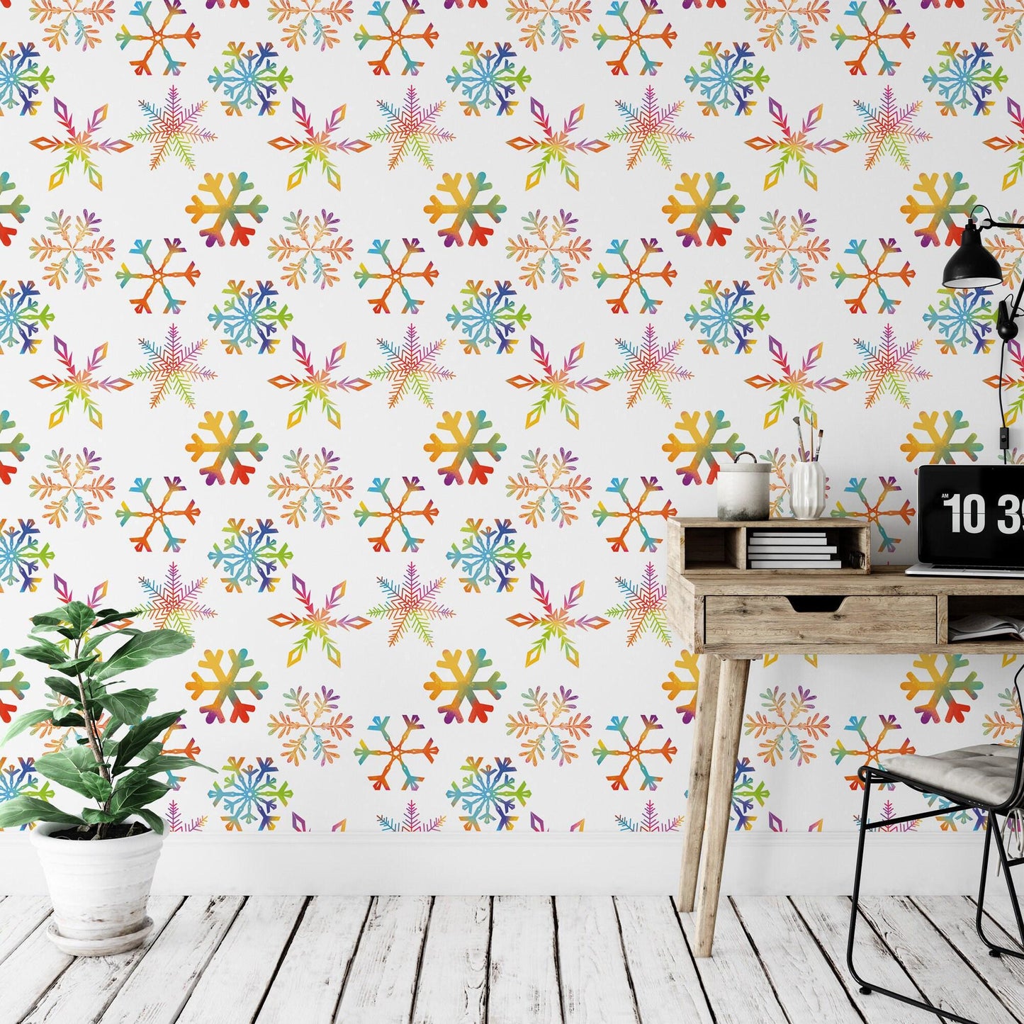Snowflakes Christmas Wallpaper MW1933