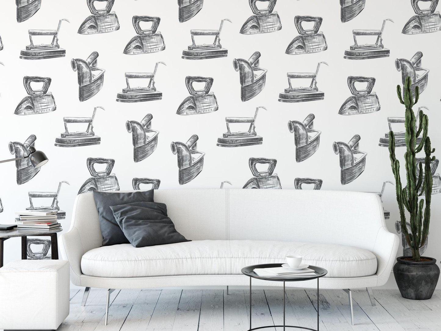 Irons Laundry Wallpaper MW1277