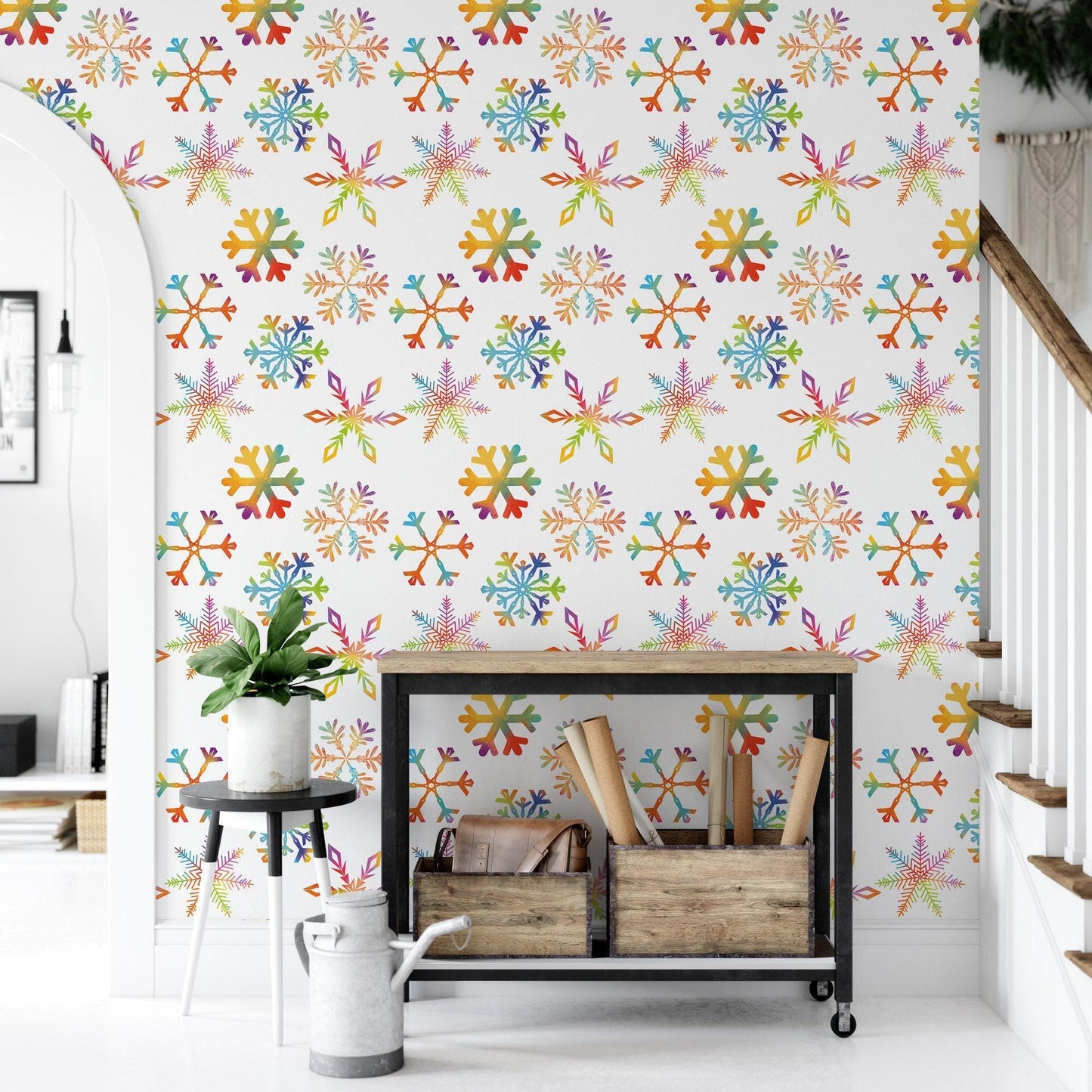 Snowflakes Christmas Wallpaper MW1933