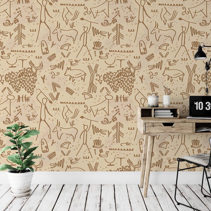 Cave Petroglyphs Wallpaper MW1962