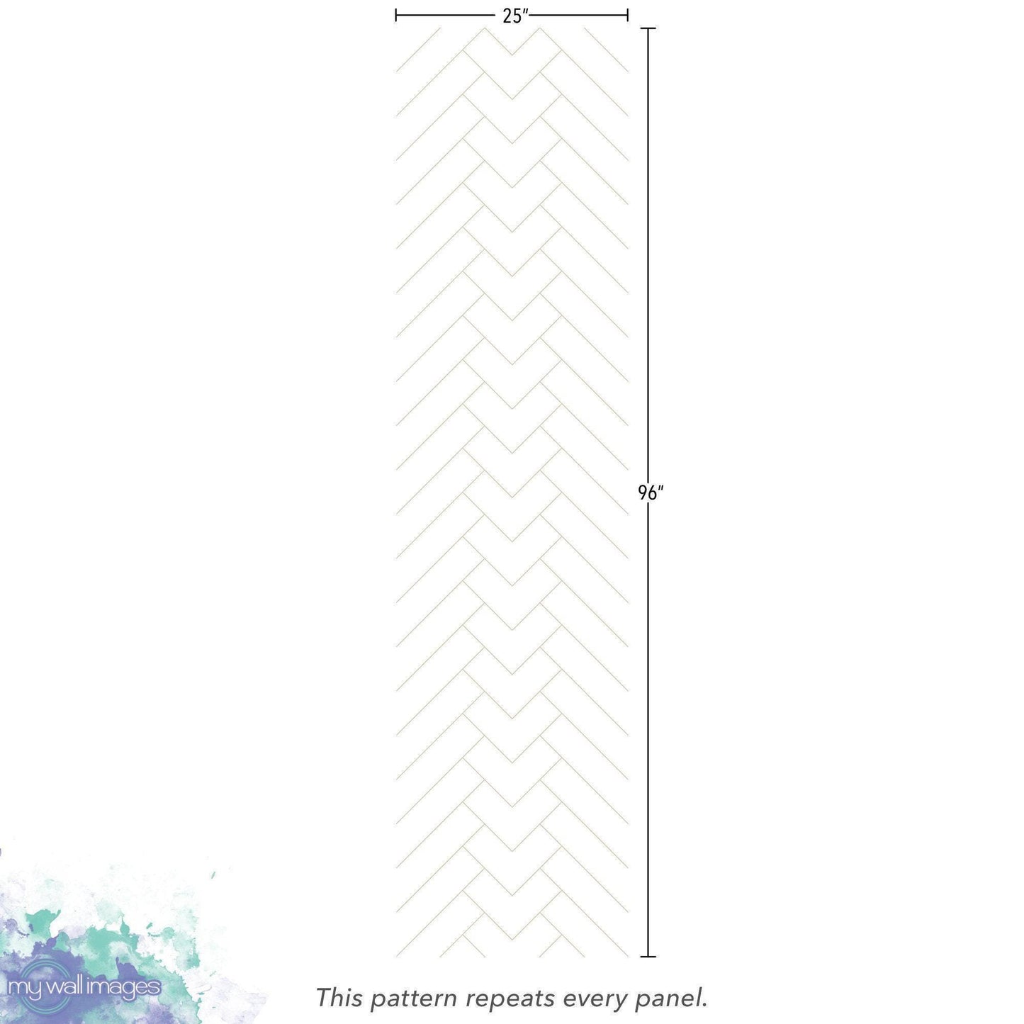 Cream and White Geometric Style Wallpaper MW1863