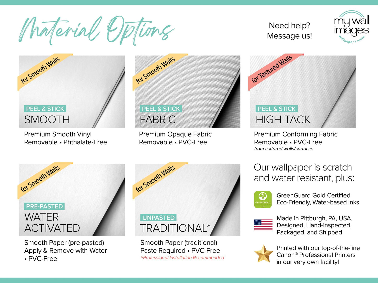 a flyer for natural options