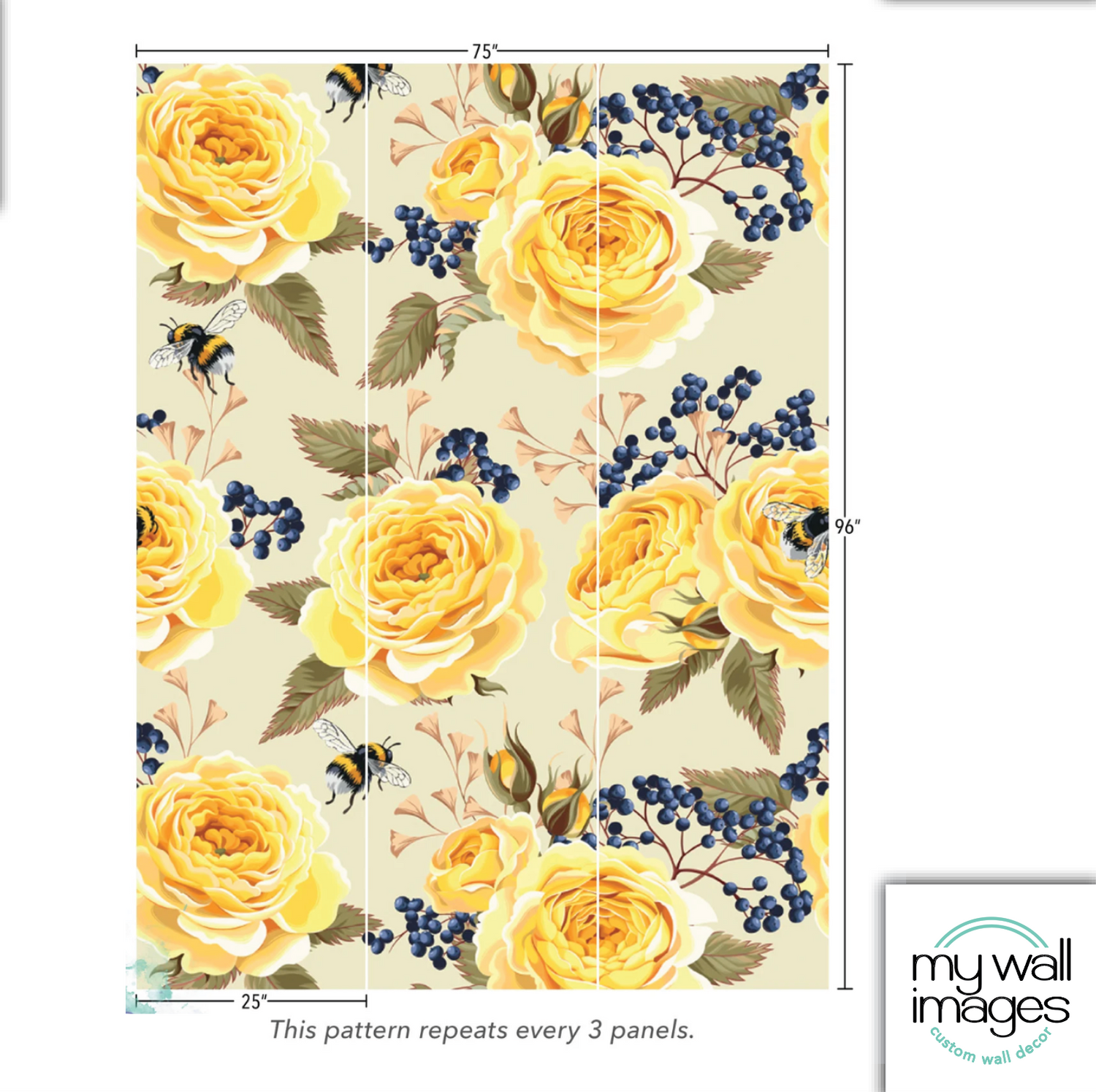 Yellow Roses Vintage