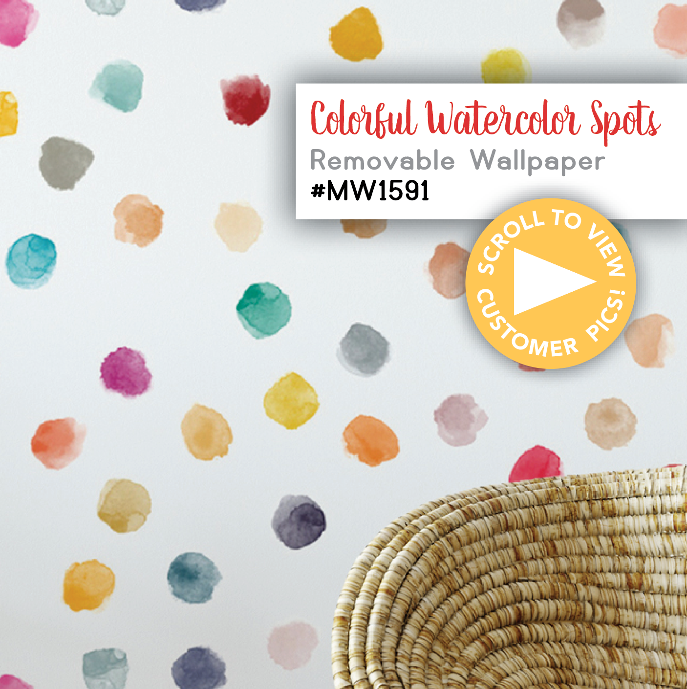 Colorful Watercolor Spots