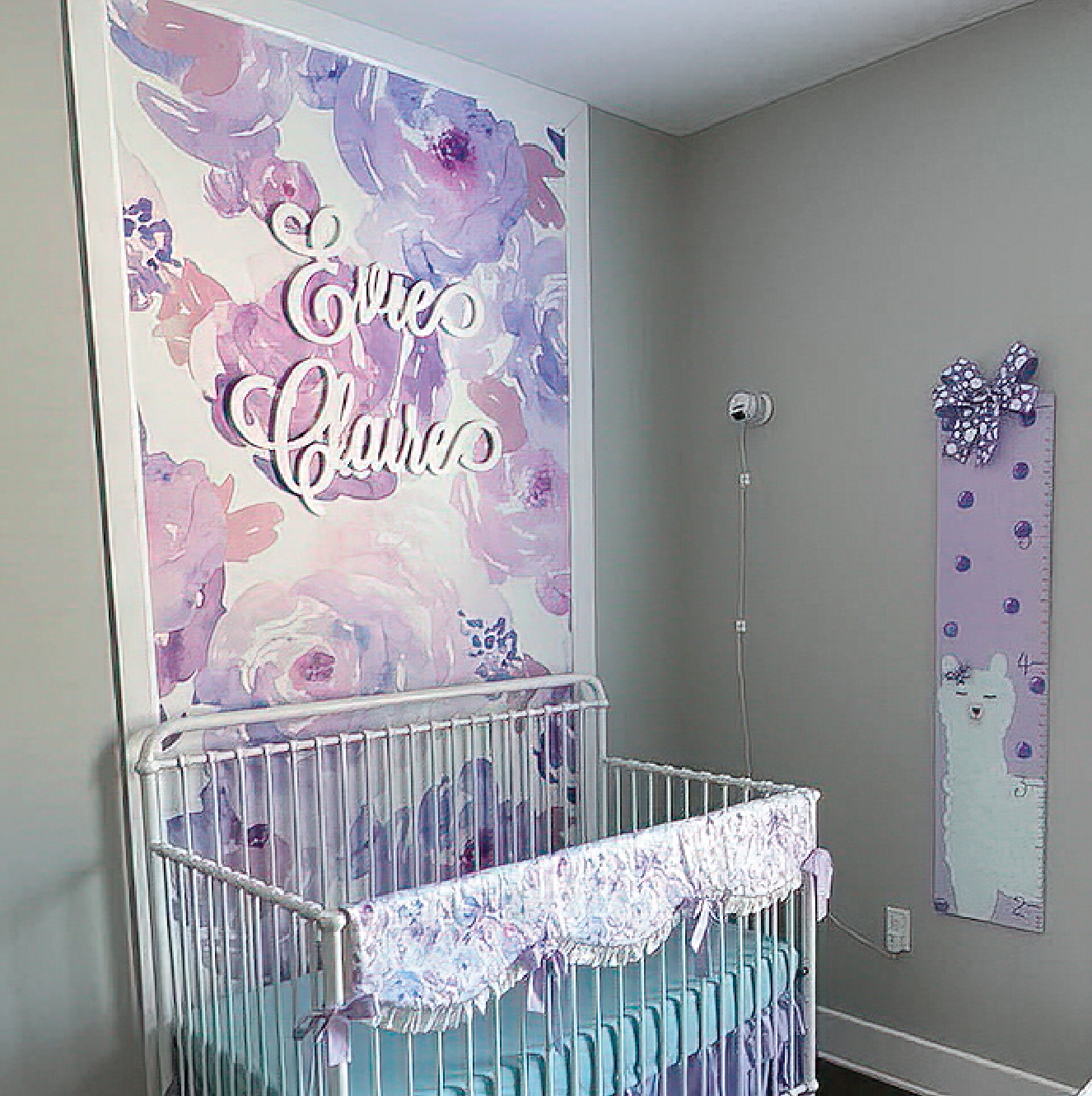 Purple Watercolor Floral