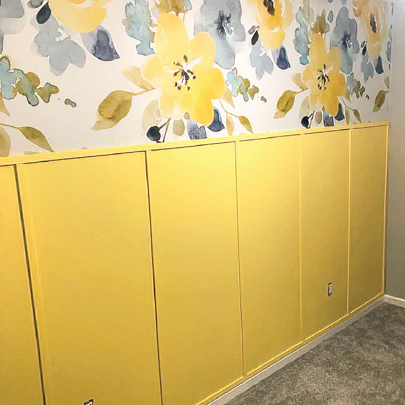 Yellow Watercolor Floral