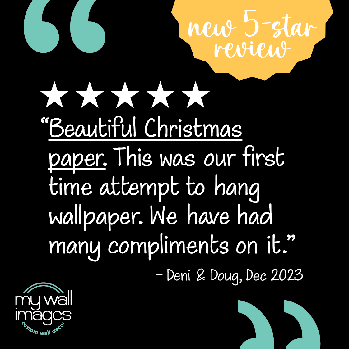 Christmas Trees on Black