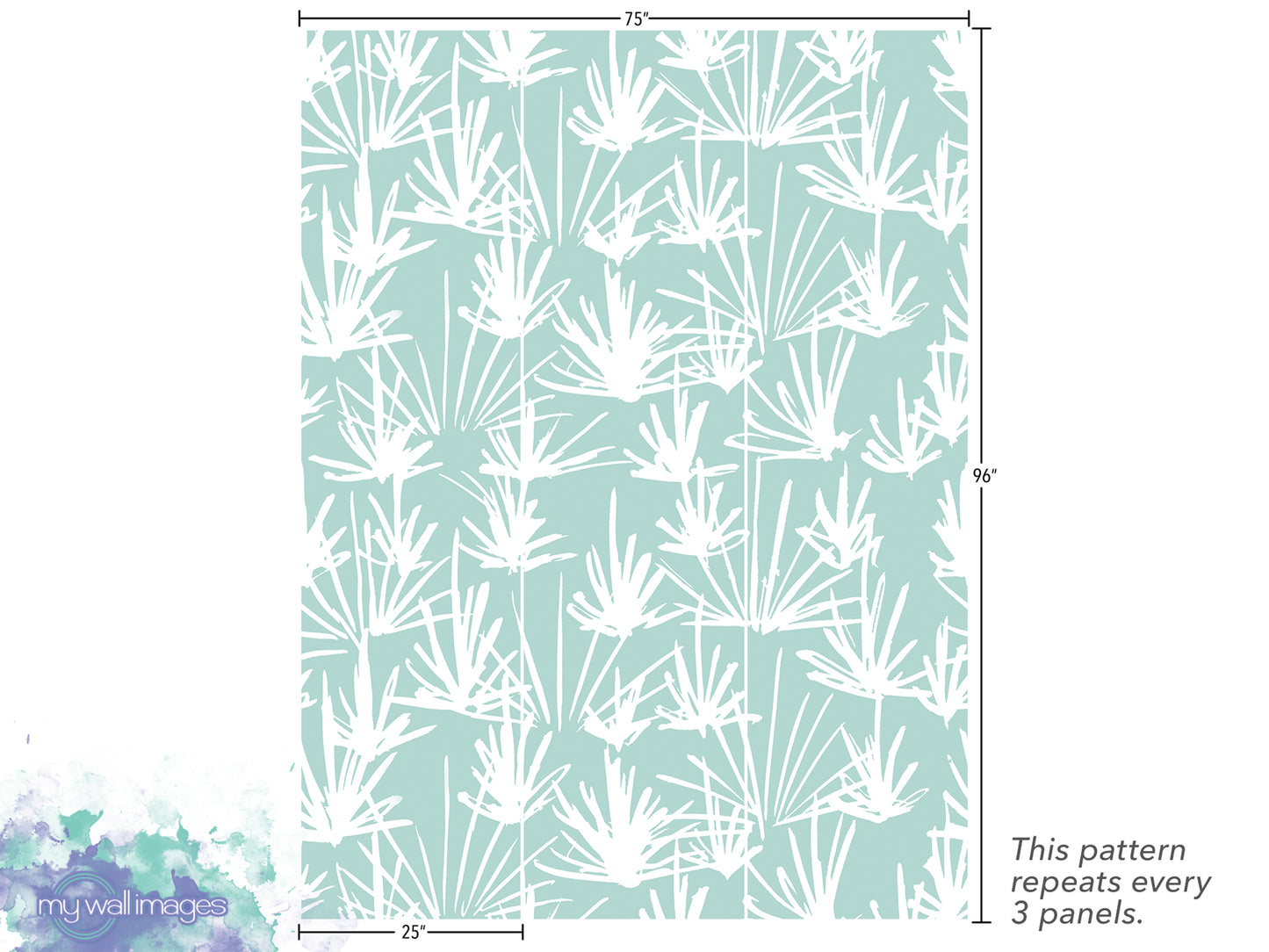 a wallpaper pattern with white flowers on a blue background