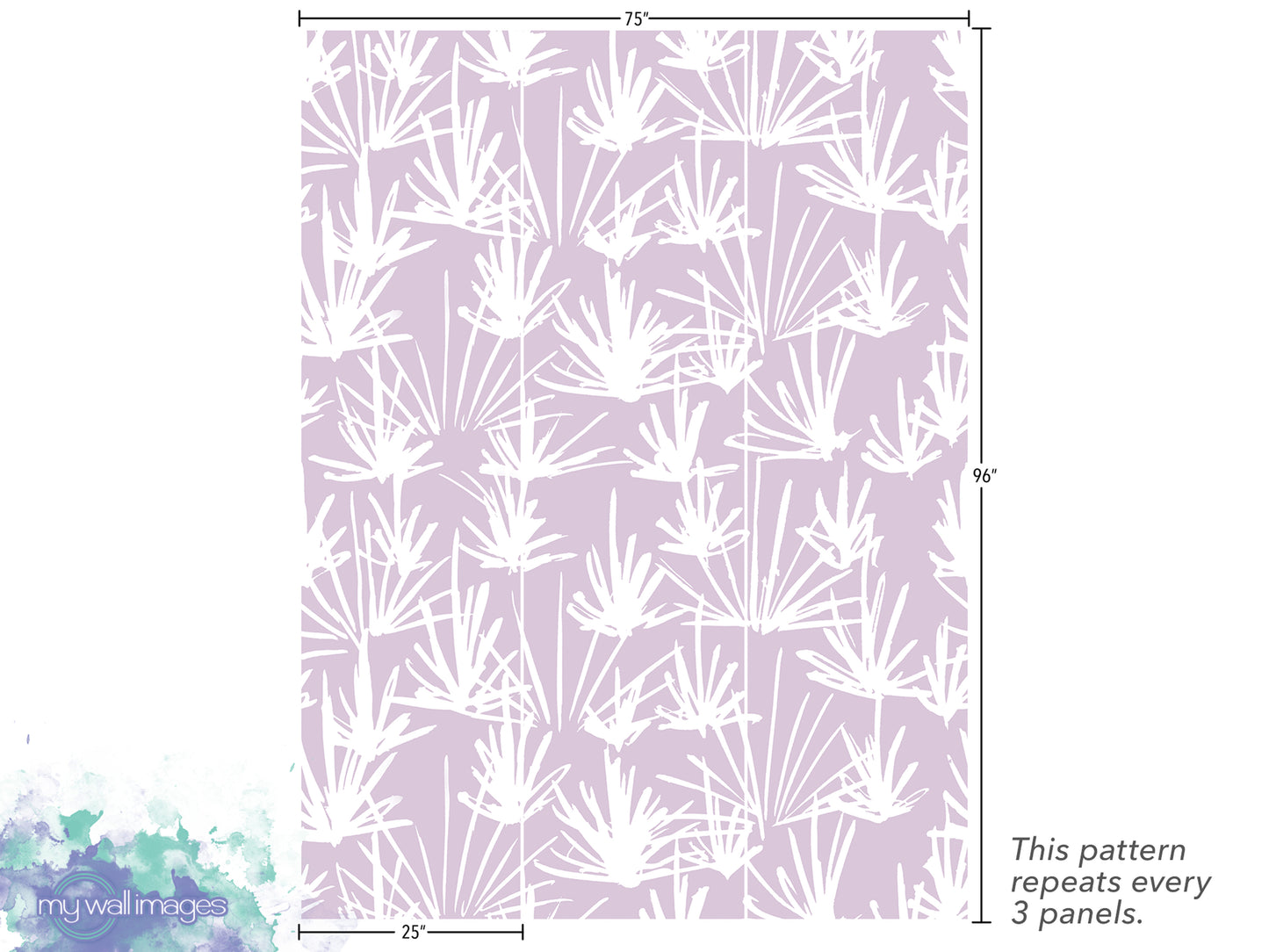 a pattern of white flowers on a purple background