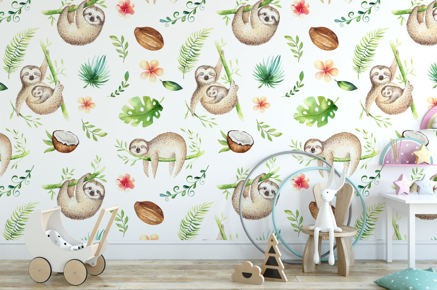 Cute Animal Sloth Wallpaper MW1084