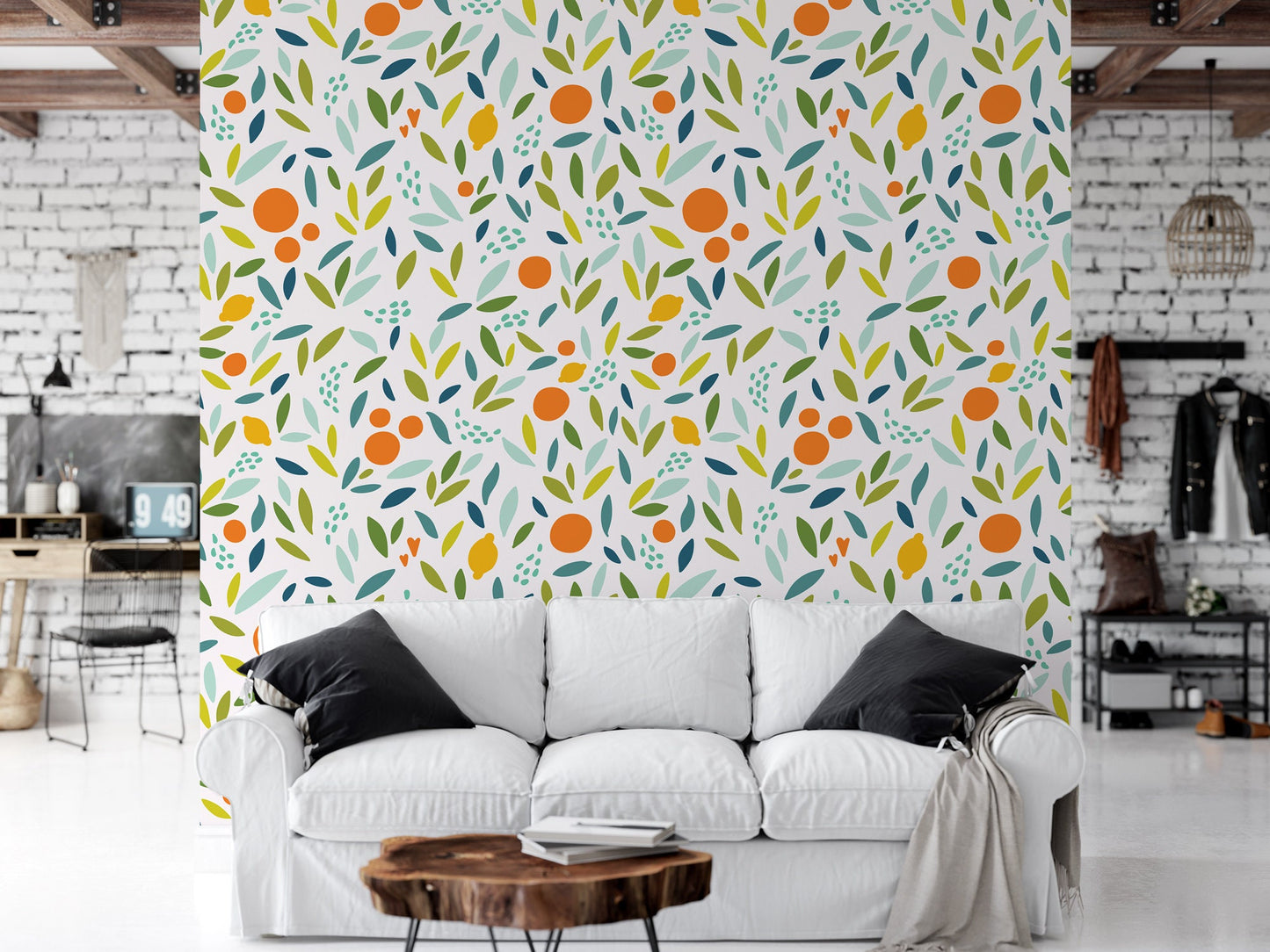 Cute Lemon and Orange Wallpaper MW1165