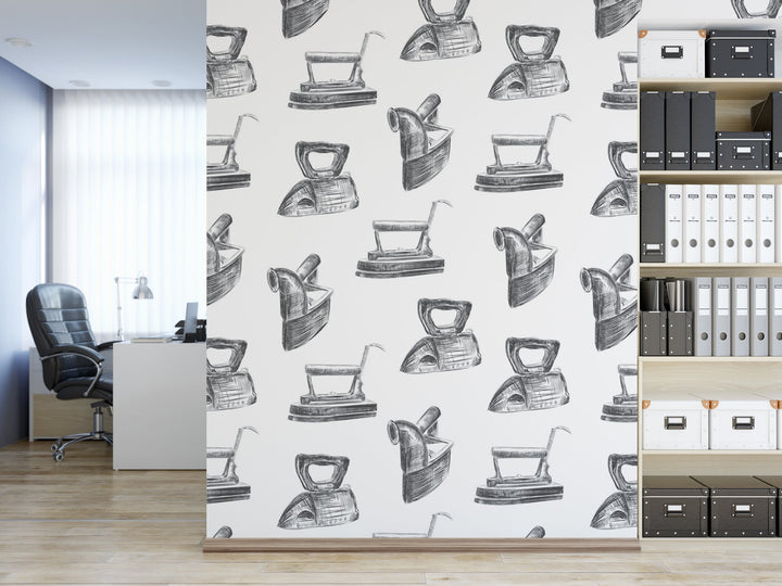 Irons Laundry Wallpaper MW1277