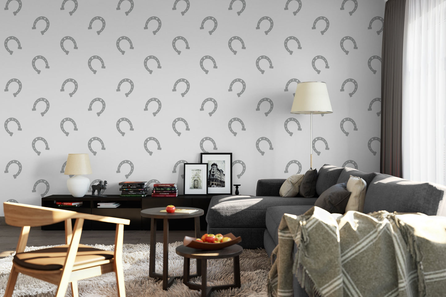 Horseshoes Horses Wallpaper MW1293