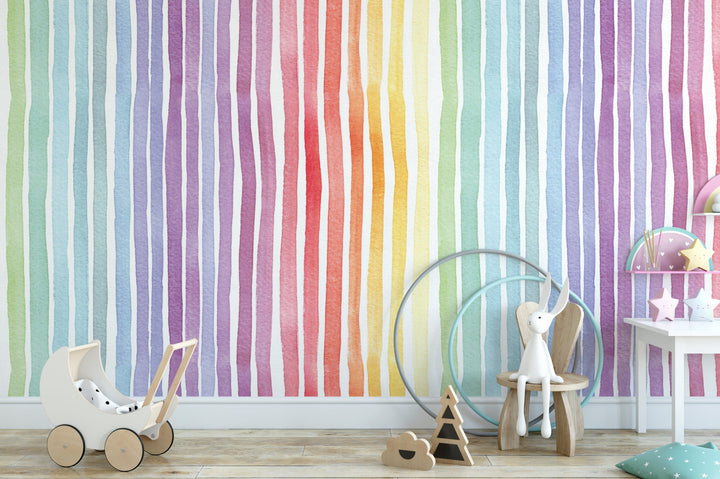 Rainbow Lines Wallpaper MW1433