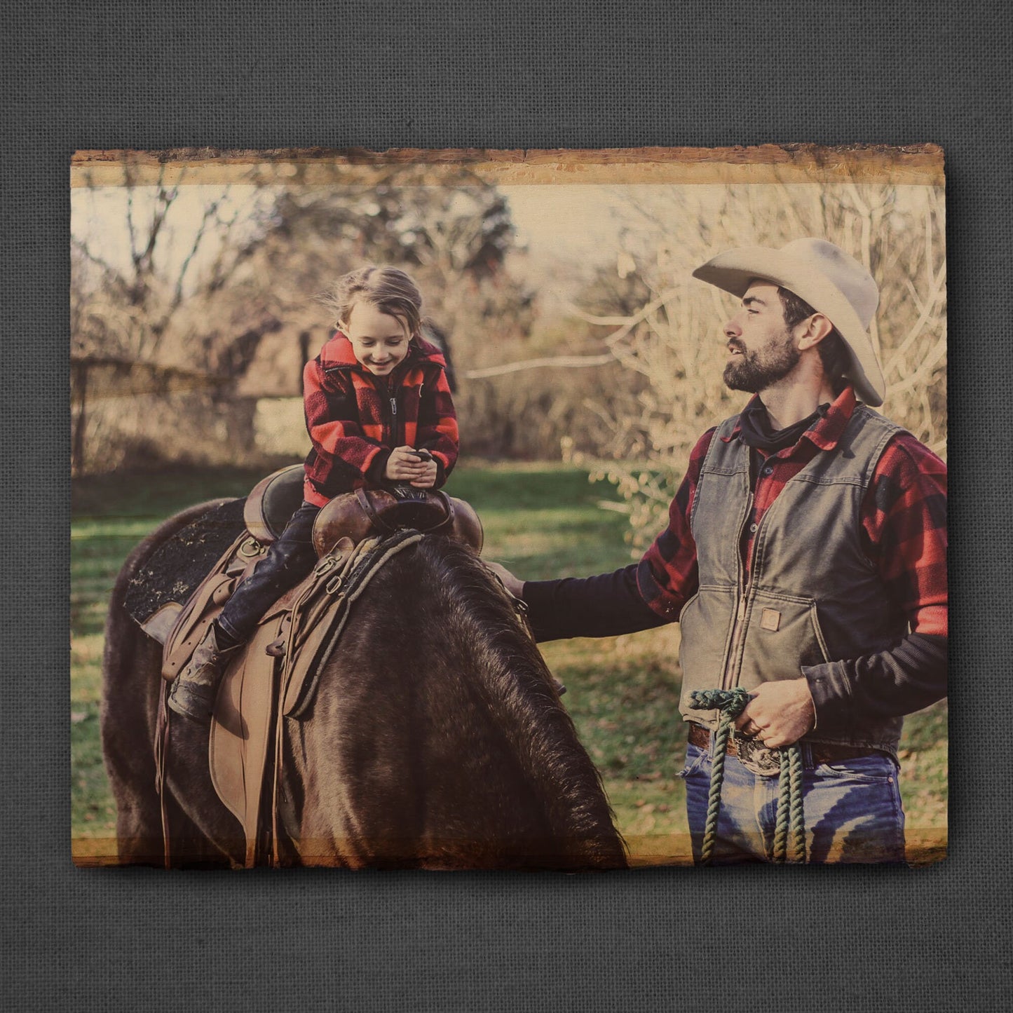 Custom Photo On Wood, Valentines Day, Gift For Dad, MWW0013