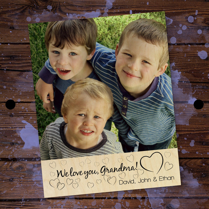 Mothers Day Gift, Mother Daughter Gift - Photo Print on Wood - Personalized - Custom Photo, New Mom Gift, Grandma Gift, MWW0005