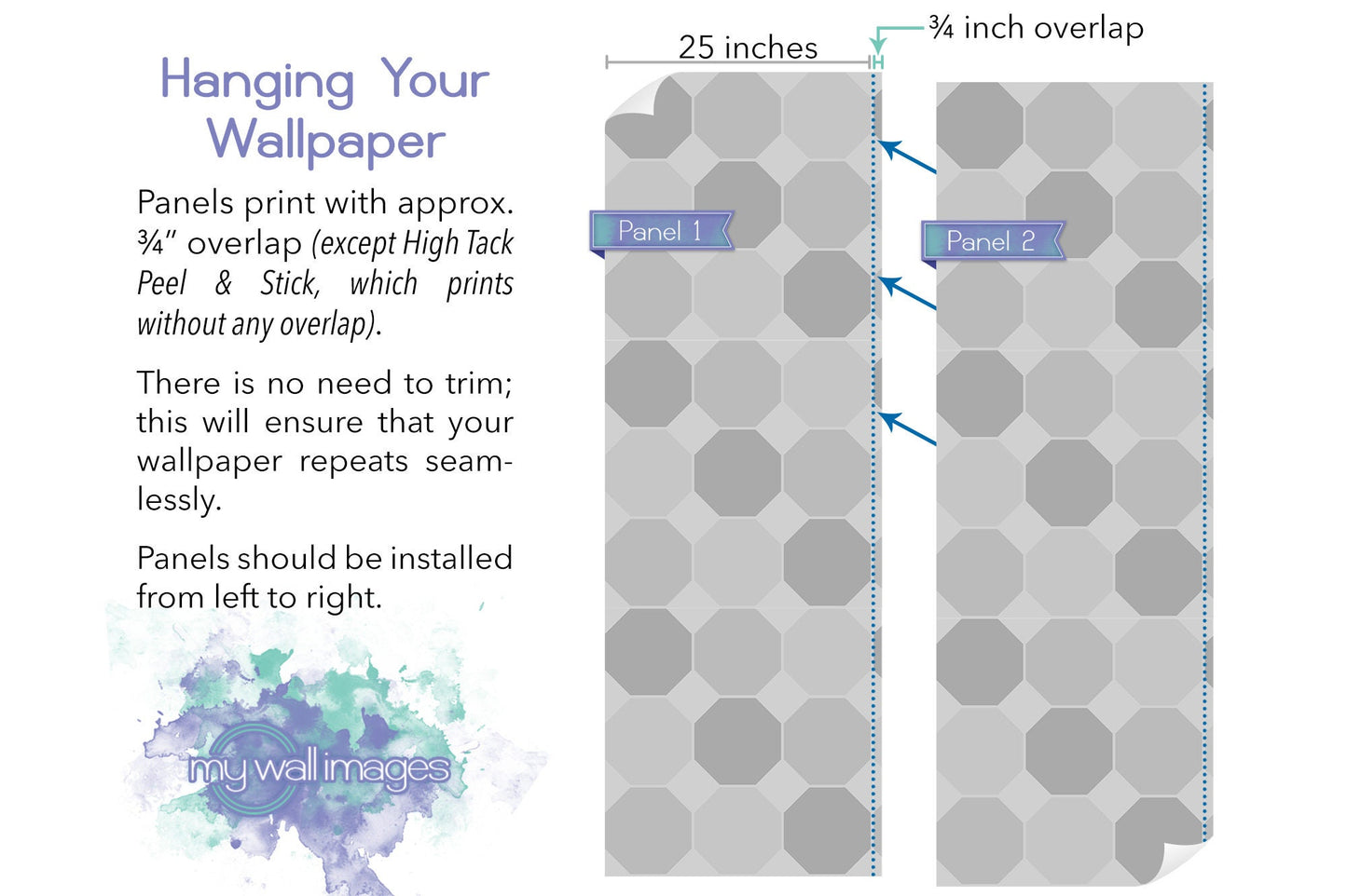 Blushing Purple Floral Wallpaper MW1020