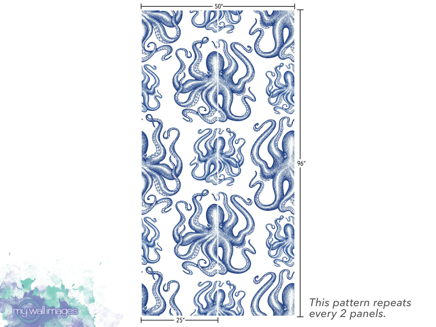 Blue Octopus Wallpaper MW1479