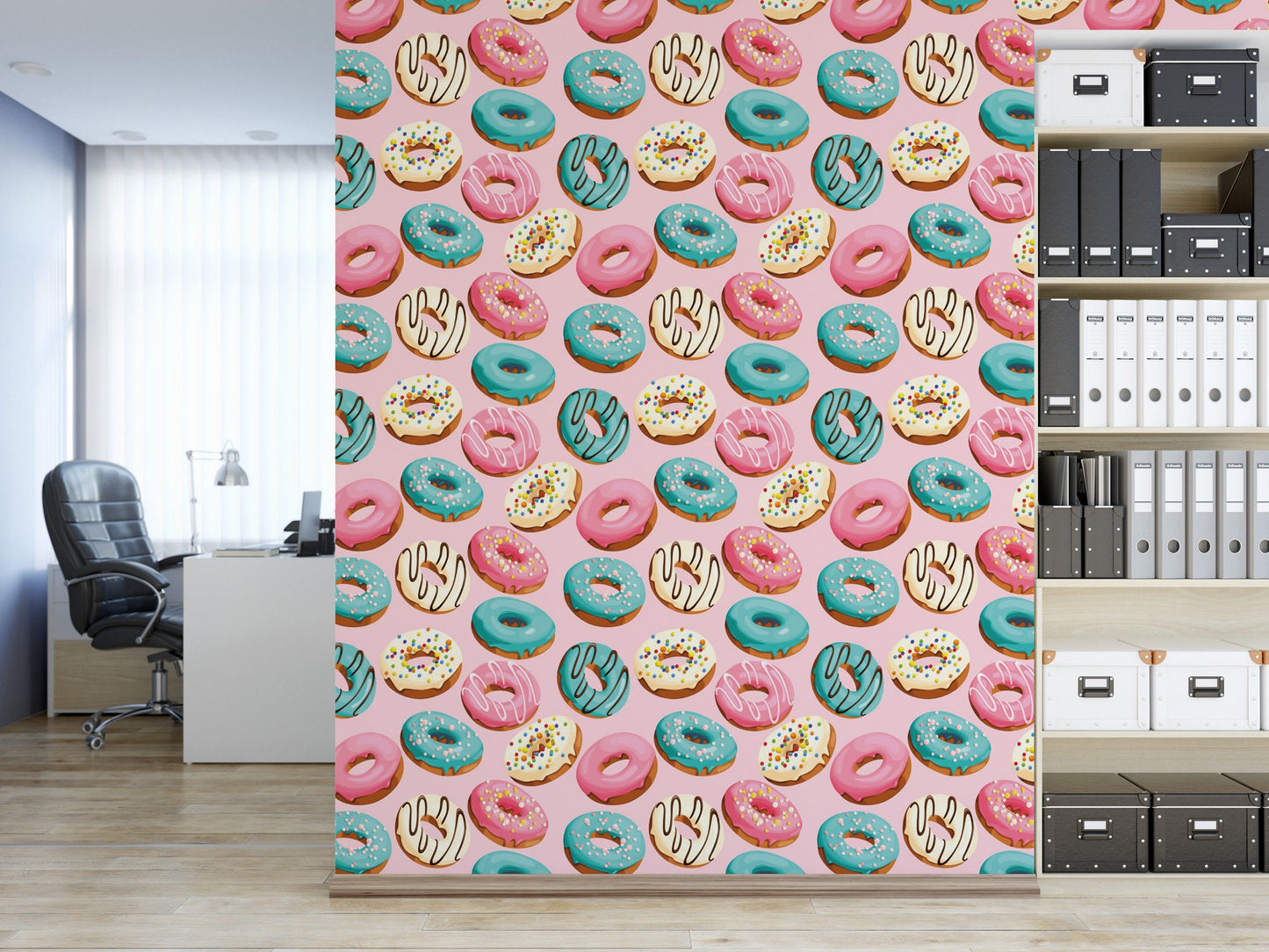 Glazed Fun Donuts Wallpaper MW1841