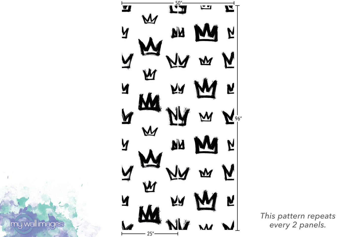 Crown Skater Pop Wallpaper MW1741