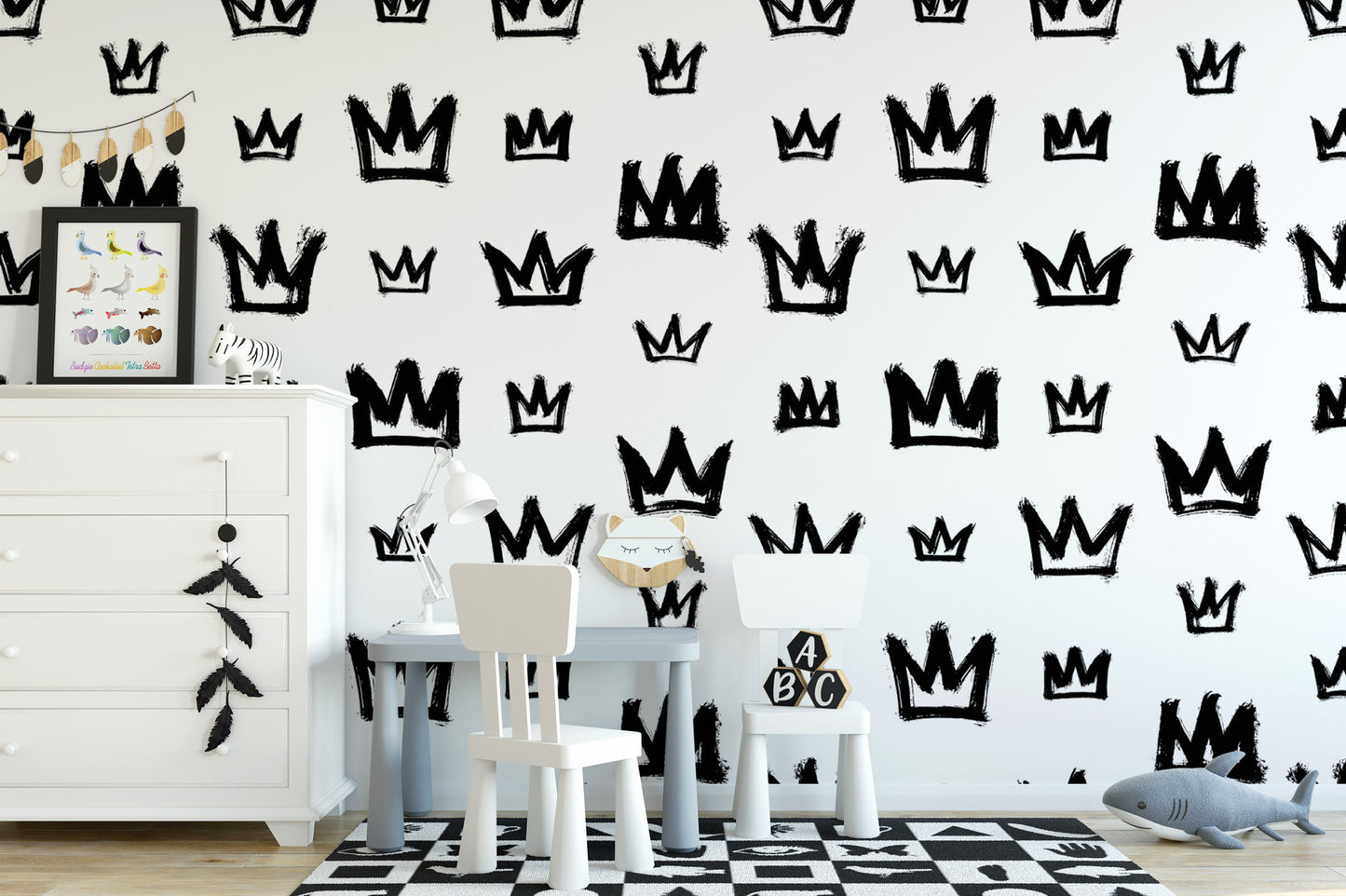 Crown Skater Pop Wallpaper MW1741