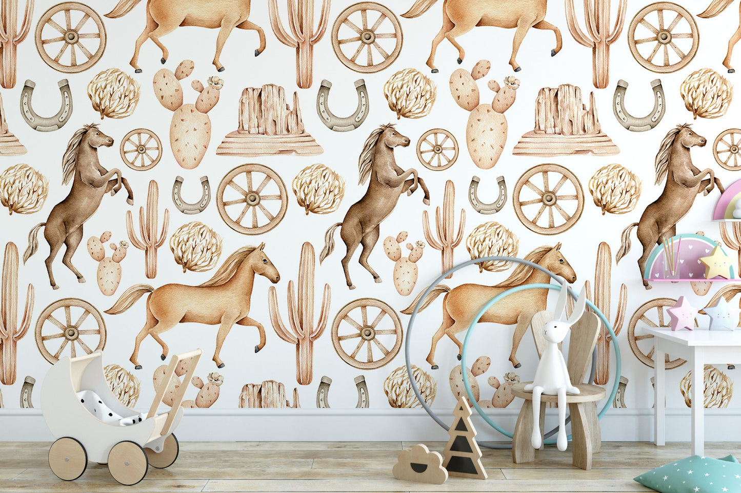 Horses Western Wallpaper MW1948