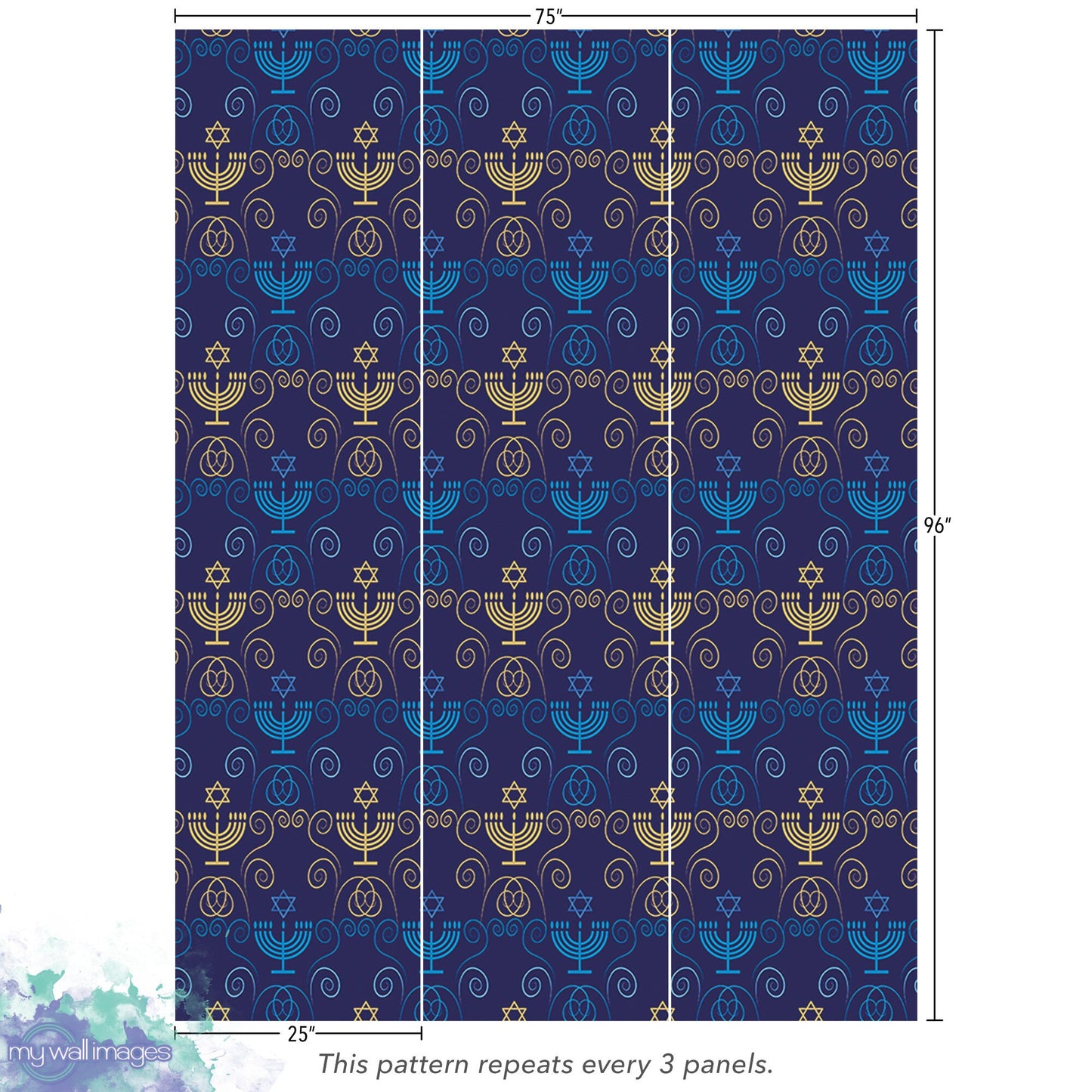 Hanukkah Star of David Wallpaper MW1944