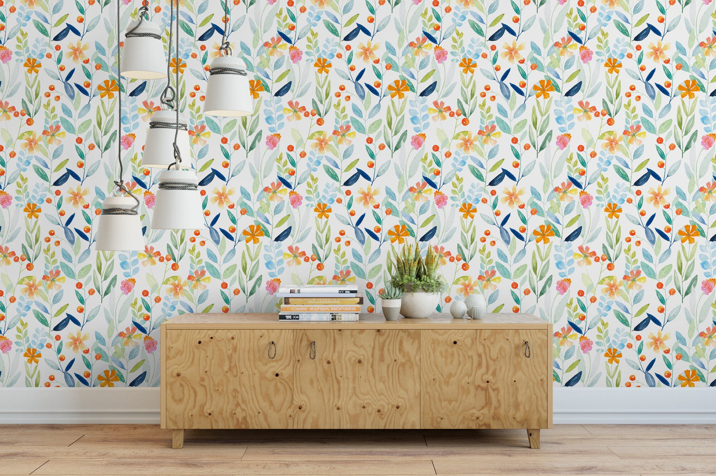 Bright Botanical Wallpaper MW1038sm