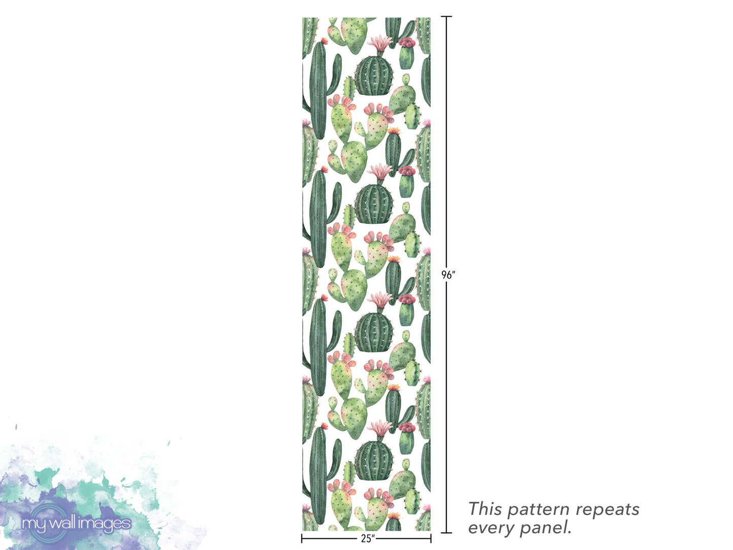 Cacti and Succulents Wallpaper MW1565sm