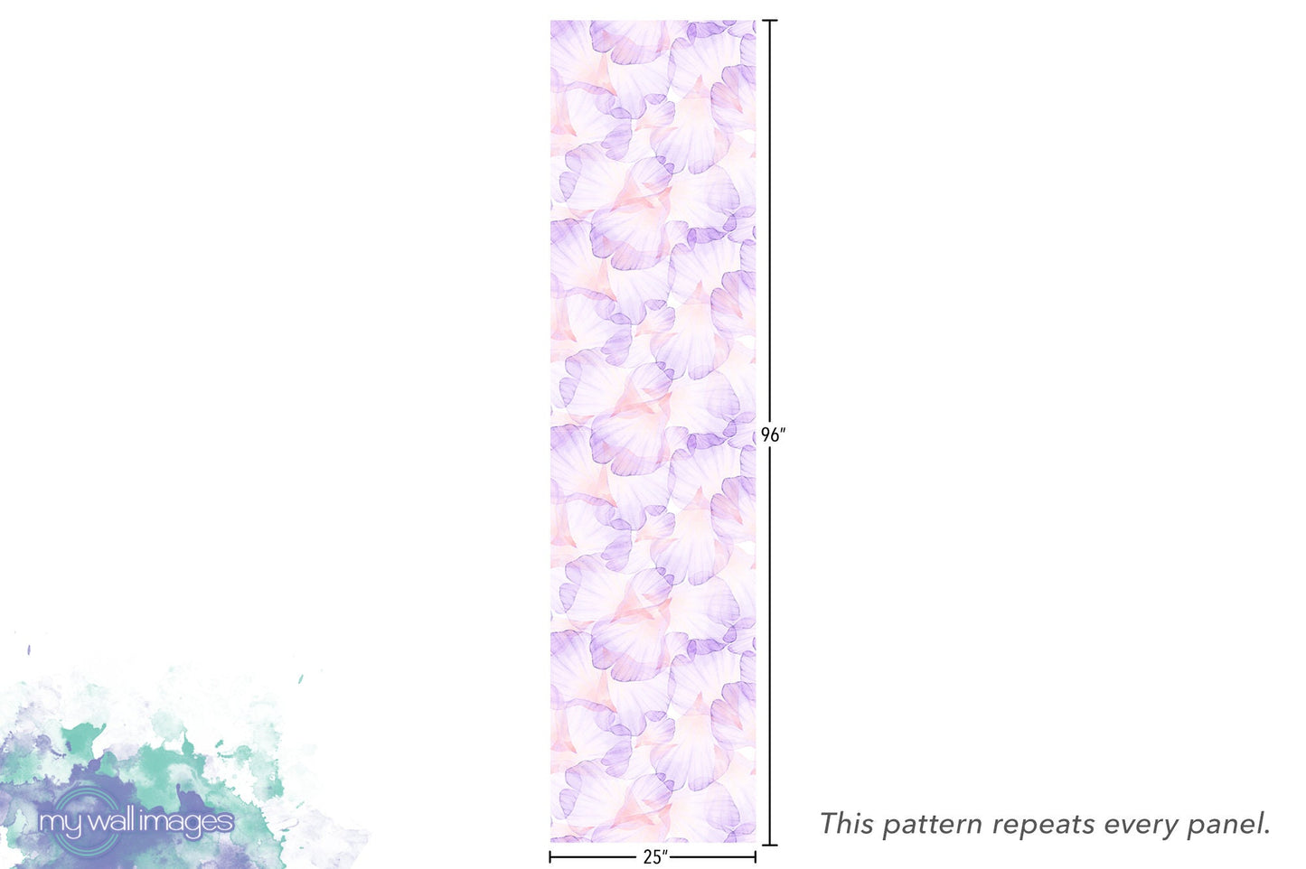 Blushing Purple Floral Wallpaper MW1020sm