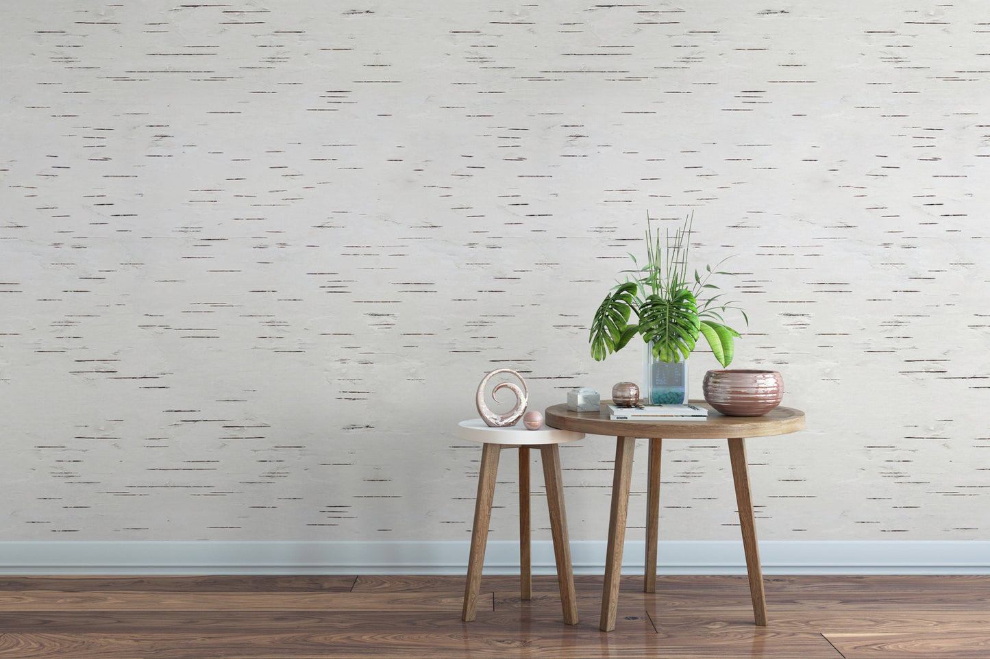 Faux Birch Bark Wallpaper MW1571